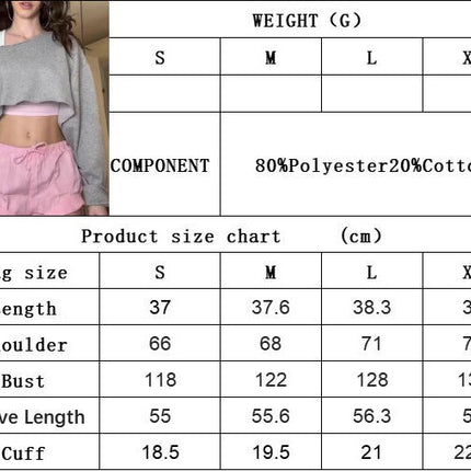 Women's Cold Shoulder Long Sleeve T Shirt Loose Solid Color Crop Tops
