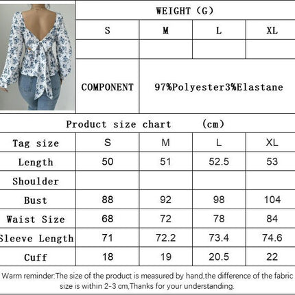 Women's Floral Print Blouse Square Neck Puff Long Sleeve Peplum Ruffle Hem Tops