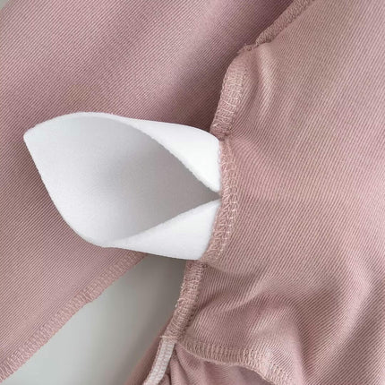 Women's Casual Fall Ruched T-Shirts Slim Fitted Scoop Neck Long Sleeve Crop Top