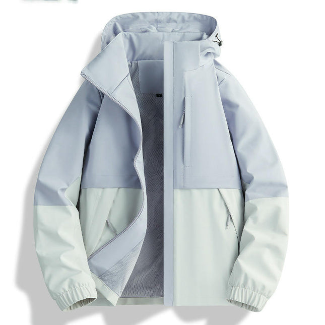Casual Jackets-Spring and Autumn Windproof and Waterproof Outdoor Mountaineering Clothing
