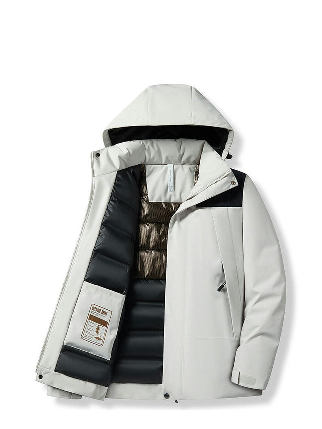 Men's and Women's Winter Jackets, Thickened Warm Windproof and Waterproof Outdoor Jackets