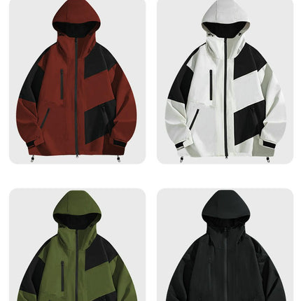 Women's Single-Piece Jacket-Spring and Autumn Outdoor Windproof and Waterproof Mountaineering Clothing