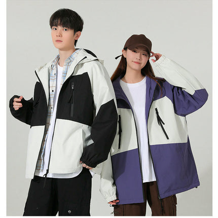 Women's Spring and Autumn Jacket - Windproof and Waterproof Outdoor Leisure Hiking and Mountaineering Clothes