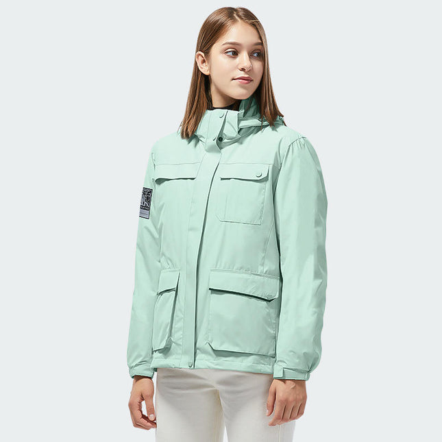 Removable Down Liner Jacket Three-In-One Autumn and Winter Outdoor Hiking Warm Jacket
