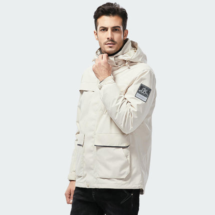 Removable Down Liner Jacket Three-In-One Autumn and Winter Outdoor Hiking Warm Jacket