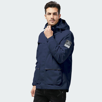Removable Down Liner Jacket Three-In-One Autumn and Winter Outdoor Hiking Warm Jacket