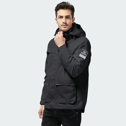Removable Down Liner Jacket Three-In-One Autumn and Winter Outdoor Hiking Warm Jacket