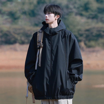 Men's Outdoor Jackets for Spring and Autumn Windproof and Waterproof Hiking and Camping