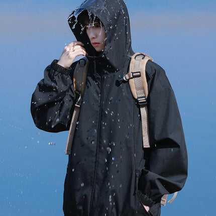 Men's Outdoor Jackets for Spring and Autumn Windproof and Waterproof Hiking and Camping