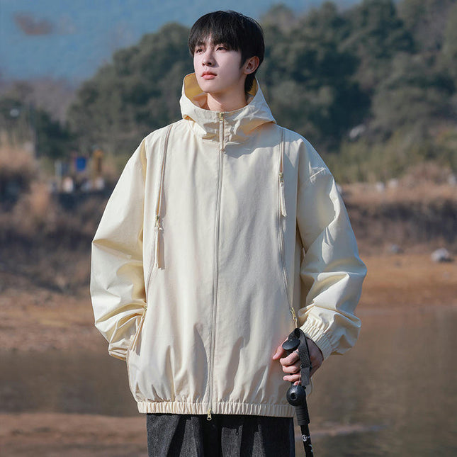 Men's Outdoor Jackets for Spring and Autumn Windproof and Waterproof Hiking and Camping