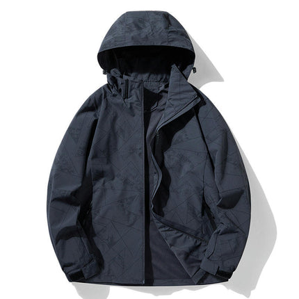 Spring and Autumn Camouflage Jacket - Men's and Women's Outdoor Windproof and Waterproof Hiking Jacket