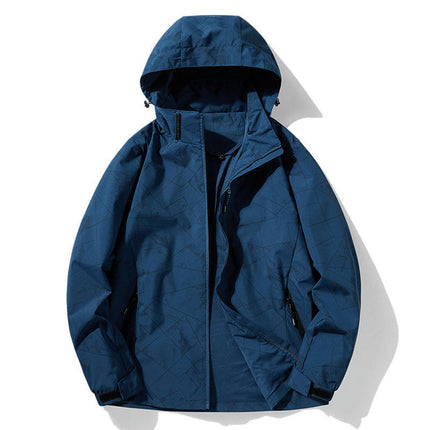 Spring and Autumn Camouflage Jacket - Men's and Women's Outdoor Windproof and Waterproof Hiking Jacket