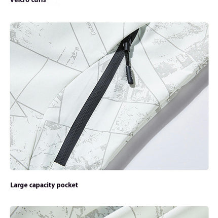 Spring and Autumn Camouflage Jacket - Men's and Women's Outdoor Windproof and Waterproof Hiking Jacket
