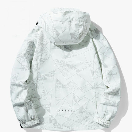 Spring and Autumn Camouflage Jacket - Men's and Women's Outdoor Windproof and Waterproof Hiking Jacket