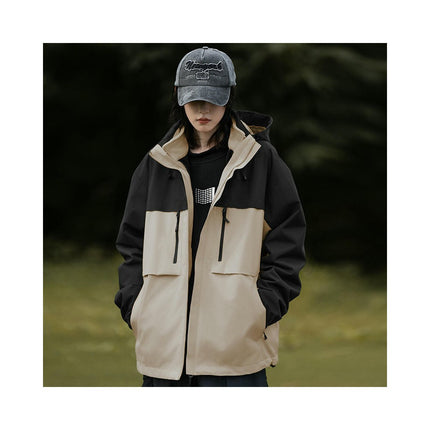 Couples Jacket Autumn and Winter Outdoor Travel 3 in 1 Plus Fleece Jacket Mountaineering Clothes