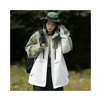 Couples Jacket Autumn and Winter Outdoor Travel 3 in 1 Plus Fleece Jacket Mountaineering Clothes