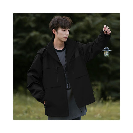 Couples Jacket Autumn and Winter Outdoor Travel 3 in 1 Plus Fleece Jacket Mountaineering Clothes 1