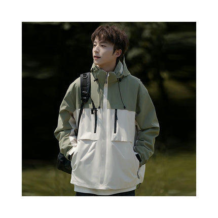 Couples Jacket Autumn and Winter Outdoor Travel 3 in 1 Plus Fleece Jacket Mountaineering Clothes
