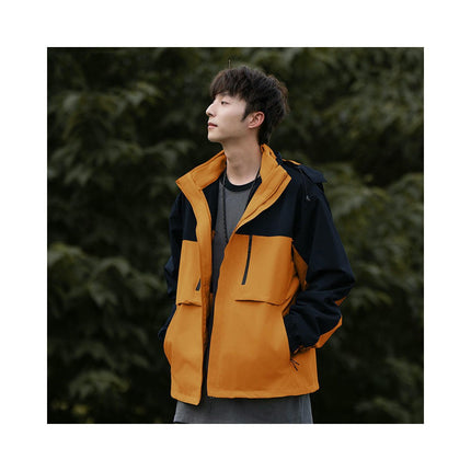 Couples Jacket Autumn and Winter Outdoor Travel 3 in 1 Plus Fleece Jacket Mountaineering Clothes 1