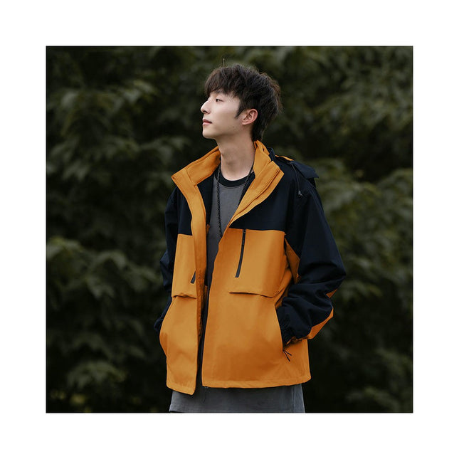 Couples Jacket Autumn and Winter Outdoor Travel 3 in 1 Plus Fleece Jacket Mountaineering Clothes 1