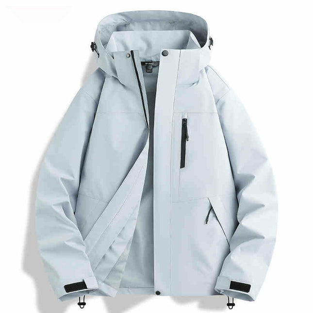 One-Piece Casual Jacket, Windproof and Waterproof, Couple Hiking and Mountaineering Jacket
