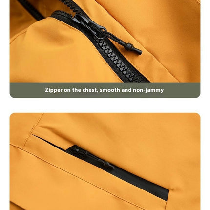One-Piece Casual Jacket, Windproof and Waterproof, Couple Hiking and Mountaineering Jacket