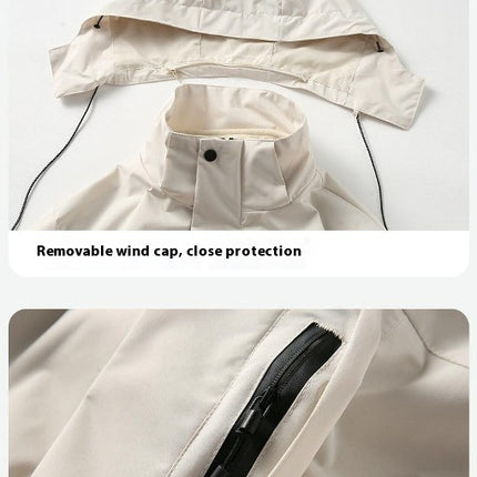 Outdoor Jacket 3 in 1 Women's Waterproof Windproof Removable Liner Travel Mountaineering Jacket