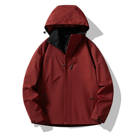 Spring and Autumn Hooded Jacket-Windproof and Waterproof Mountaineering Travel Jacket