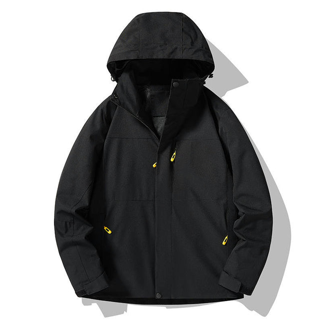 Spring and Autumn Hooded Jacket-Windproof and Waterproof Mountaineering Travel Jacket