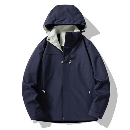 Spring and Autumn Hooded Jacket-Windproof and Waterproof Mountaineering Travel Jacket