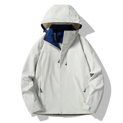 Spring and Autumn Hooded Jacket-Windproof and Waterproof Mountaineering Travel Jacket