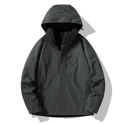 Spring and Autumn Hooded Jacket-Windproof and Waterproof Mountaineering Travel Jacket