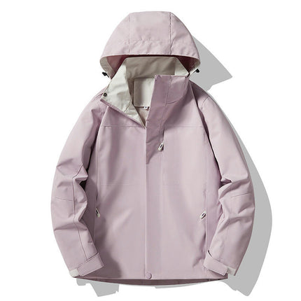 Spring and Autumn Hooded Jacket-Windproof and Waterproof Mountaineering Travel Jacket