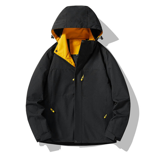 Spring and Autumn Hooded Jacket-Windproof and Waterproof Mountaineering Travel Jacket