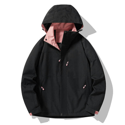 Spring and Autumn Hooded Jacket-Windproof and Waterproof Mountaineering Travel Jacket