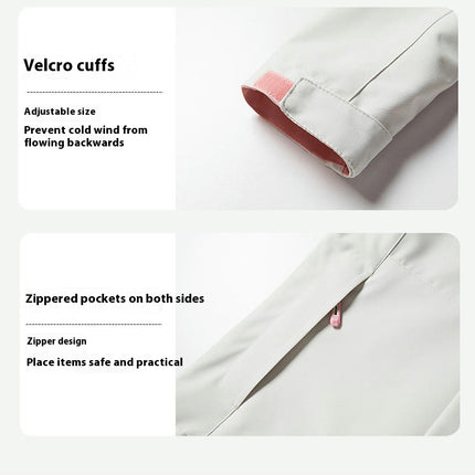 Spring and Autumn Hooded Jacket-Windproof and Waterproof Mountaineering Travel Jacket