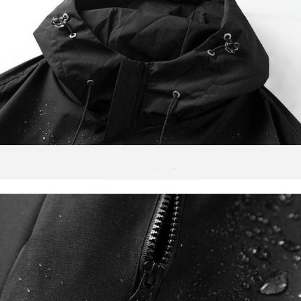 Men's and Women's Autumn and Winter 3-in-1 Mountaineering Jacket With Detachable Down Lining
