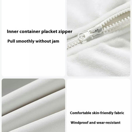 Winter Skiing Jacket 3 in 1 Waterproof Warm Snow Fleece Lining Coat Hooded Windproof Jacket