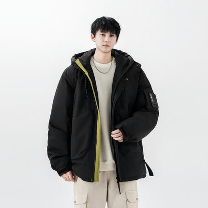 Men's Winter Jacket - Thick Down Windproof and Waterproof Outdoor Mountaineering Clothing