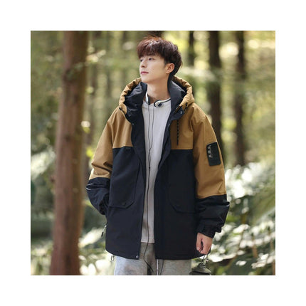 Men's Winter Jacket - Thick Down Windproof and Waterproof Outdoor Mountaineering Clothing