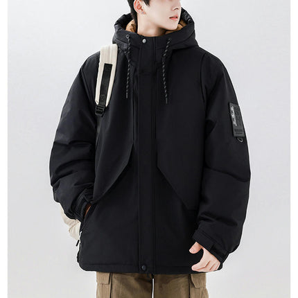 Men's Winter Jacket - Thick Down Windproof and Waterproof Outdoor Mountaineering Clothing