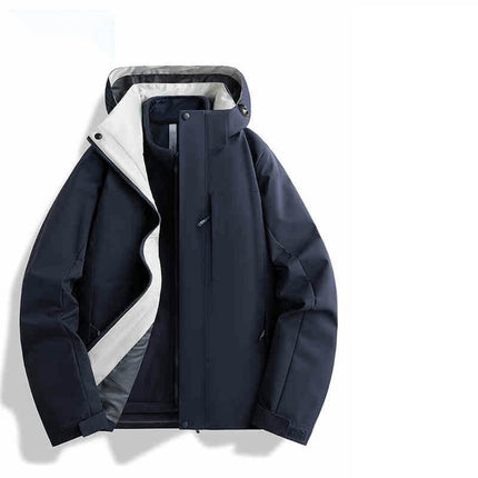 Outdoor Jacket 3 in 1 Autumn and Winter Windproof Waterproof Jacket Ski Mountaineering Clothes