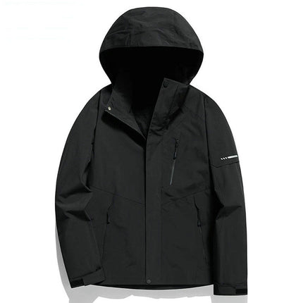Men's and Women's Outdoor Jackets-Autumn and Winter Windproof and Waterproof 3-In-1 Jacket 1