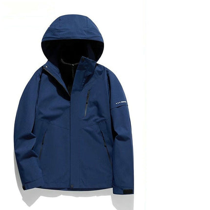 Men's and Women's Outdoor Jackets-Autumn and Winter Windproof and Waterproof 3-In-1 Jacket 1