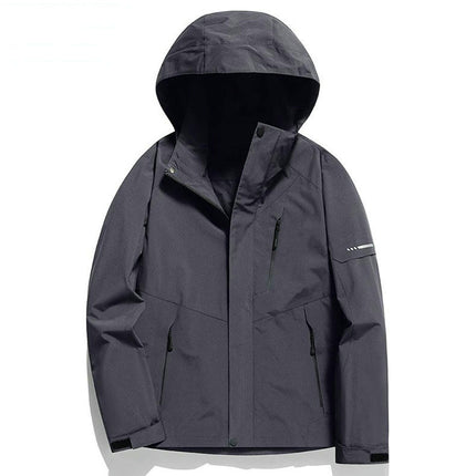 Men's and Women's Outdoor Jackets-Autumn and Winter Windproof and Waterproof 3-In-1 Jacket 1
