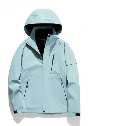 Men's and Women's Outdoor Jackets-Autumn and Winter Windproof and Waterproof 3-In-1 Jacket 1