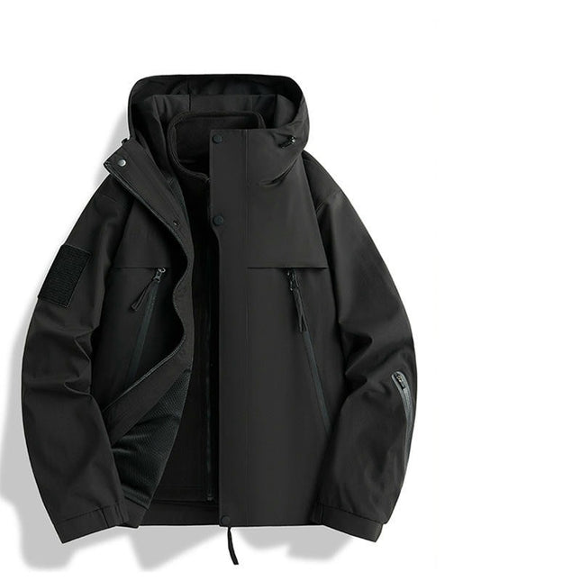 Outdoor Leisure Jacket - 3 in 1 Detachable Windproof and Waterproof Ski Jacket for Men and Women