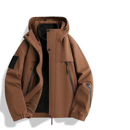 Outdoor Leisure Jacket - 3 in 1 Detachable Windproof and Waterproof Ski Jacket for Men and Women