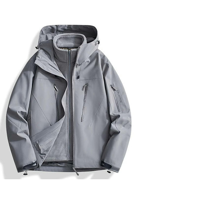 Woodpecker Jacket For Women Spring Three-In-One Windproof Waterproof Ski Jacket