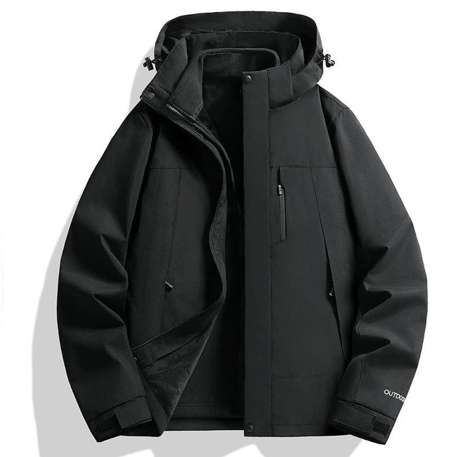 3 in 1 Jacket for Men and Women - Winter Windproof Waterproof Removable Mountaineering Jacket